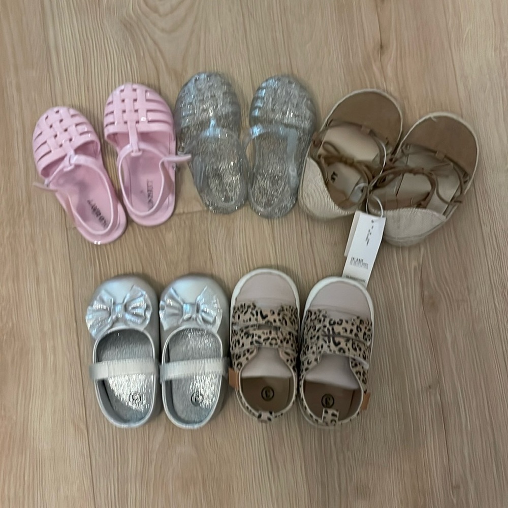 Assortment of toddler shoes -sold as set only
